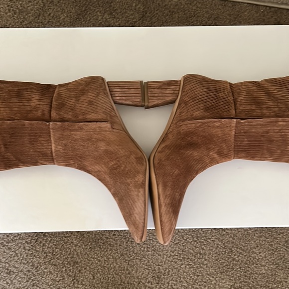 πHPπNIB 3.1 Phillip Lim Tess Ribbed Suede Knee Boots - Picture 7 of 10